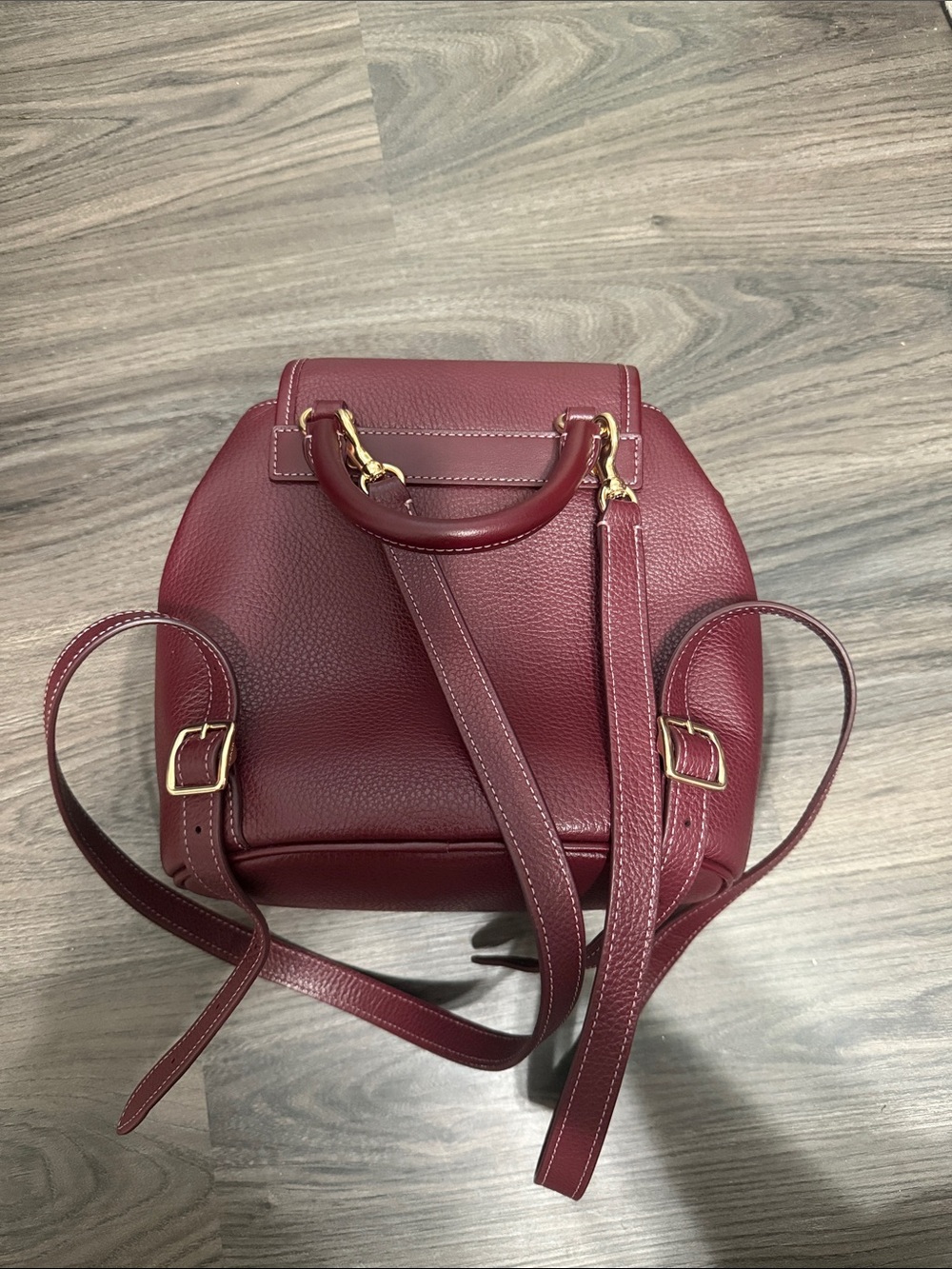 Coach Hadley Backpack in Maroon - Picture 6 of 6